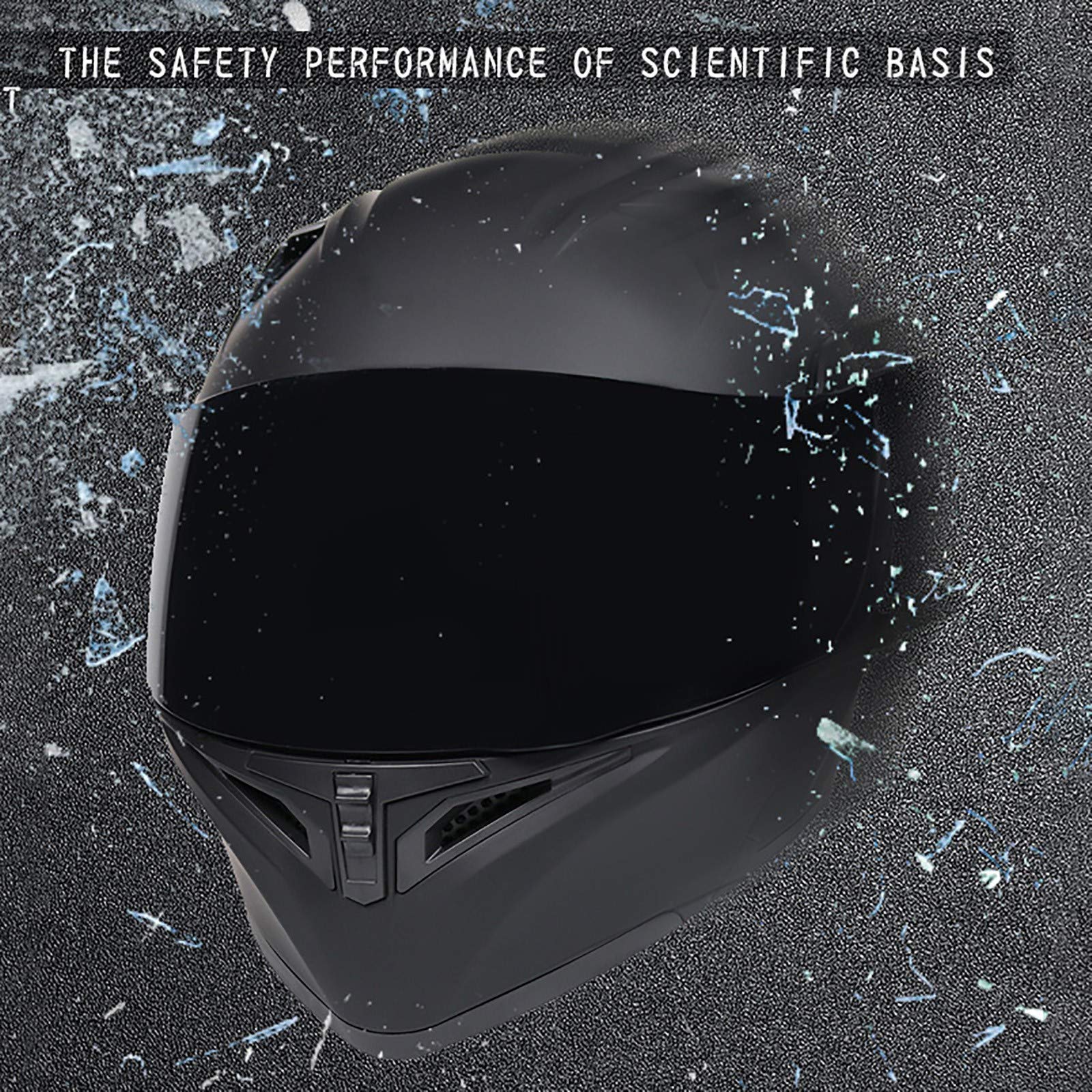 HZIH Modular Casco de Moto,ECE Homologado con HD Doble Visera Flip Up Modular Casco Integral,para Locomotive Mofa Crash Cruiser Scooter Racing Mujer y Hombre F,M=57~58cm
