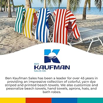 Amazon.com: Kaufman - Bright Colored Beach Towels | 100