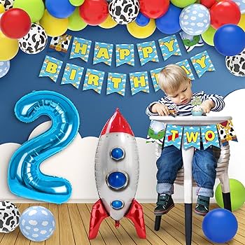 Amazon.com: Two Infinity and Beyond Birthday Decorations