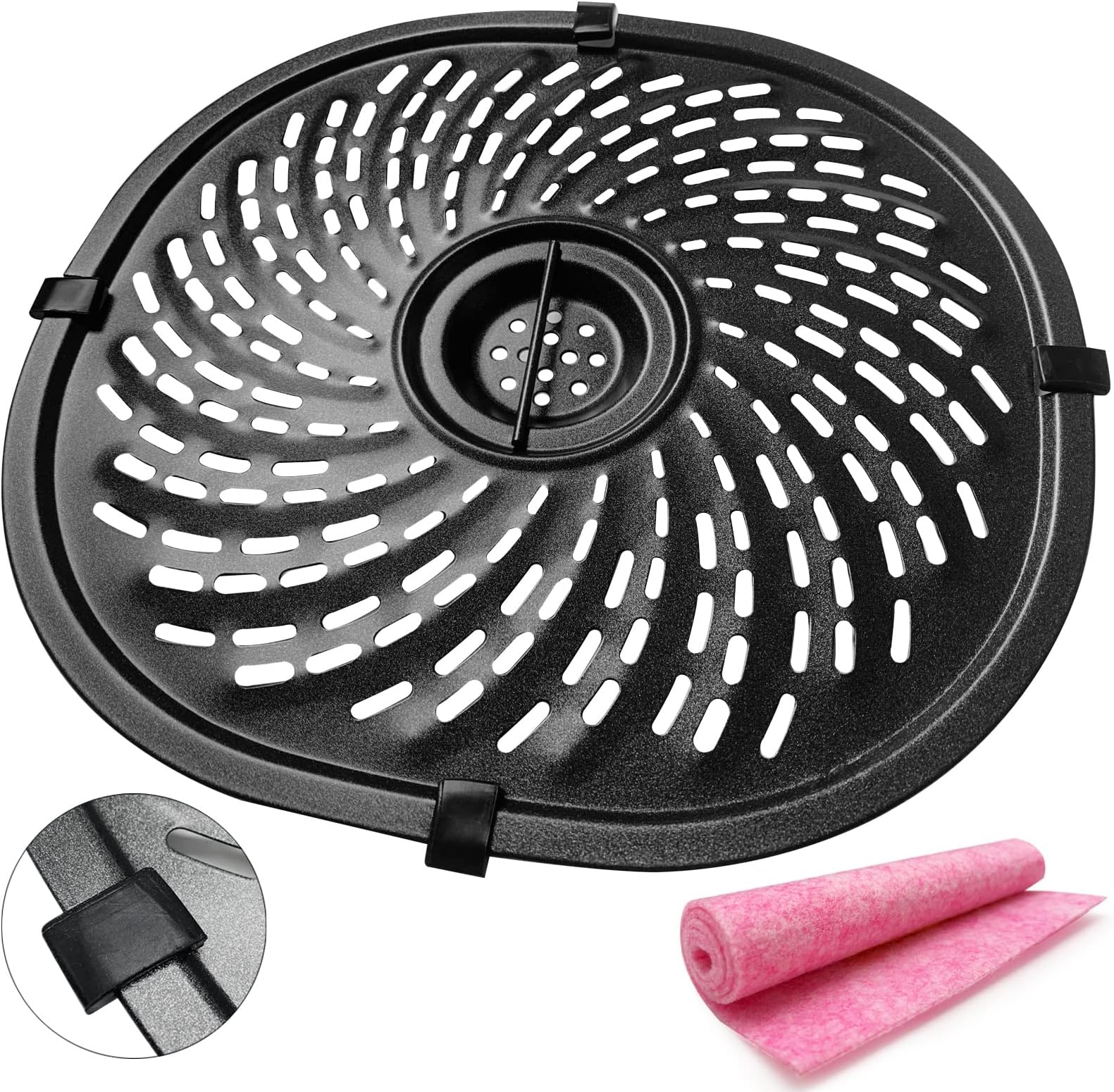 CyHiThai 2QT Round Air Fryer Crisper Tray for PowerXL