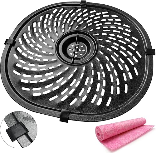 Piezas de repuesto para freidora de aire, sartén para freidora de aire Gowise de 7 cuartos de galón, bandeja para freidora de aire mejorada, rejilla