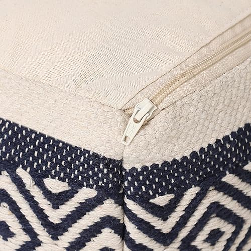 Miniatura 78 de REDEARTH · Puf otomano sin rellenos, con textura, cubo de almacenamiento, puf, reposapiés para sala de estar, dormitorio, guardería, habitación de