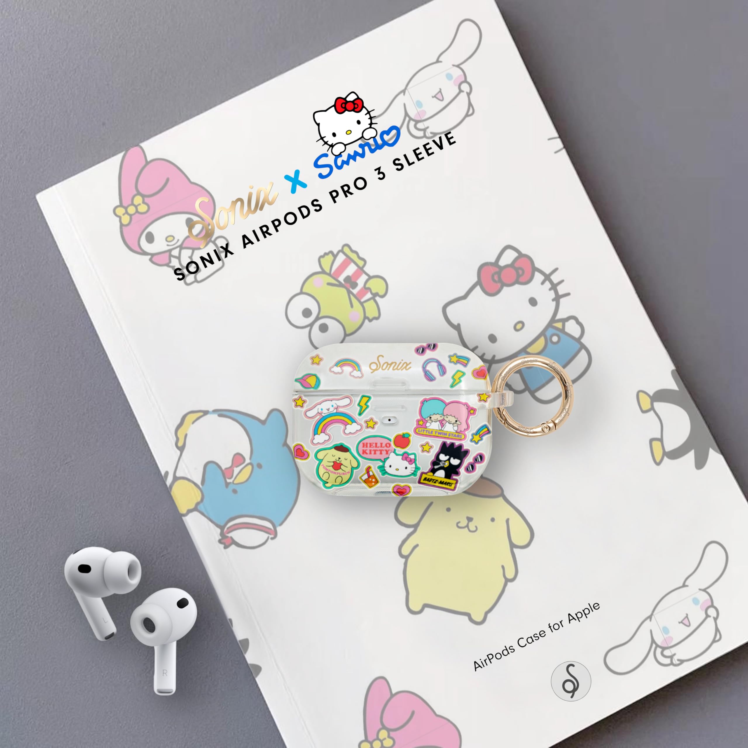 Amazon.co.jp: Sonix x サンリオ AirPods Pro 3 保護ケース - ハード