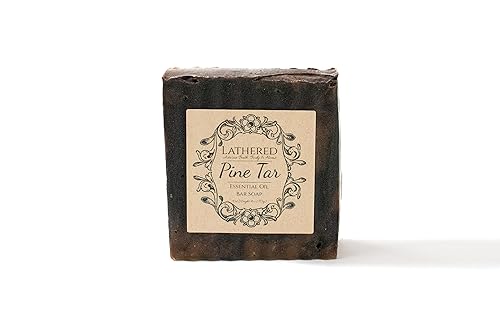 All Natural Pine Tar Bar Soaps with Essential Oils by Lathered Artisan Bath, Body & Home (Pine Tar) disponible en Yaxa Colombia