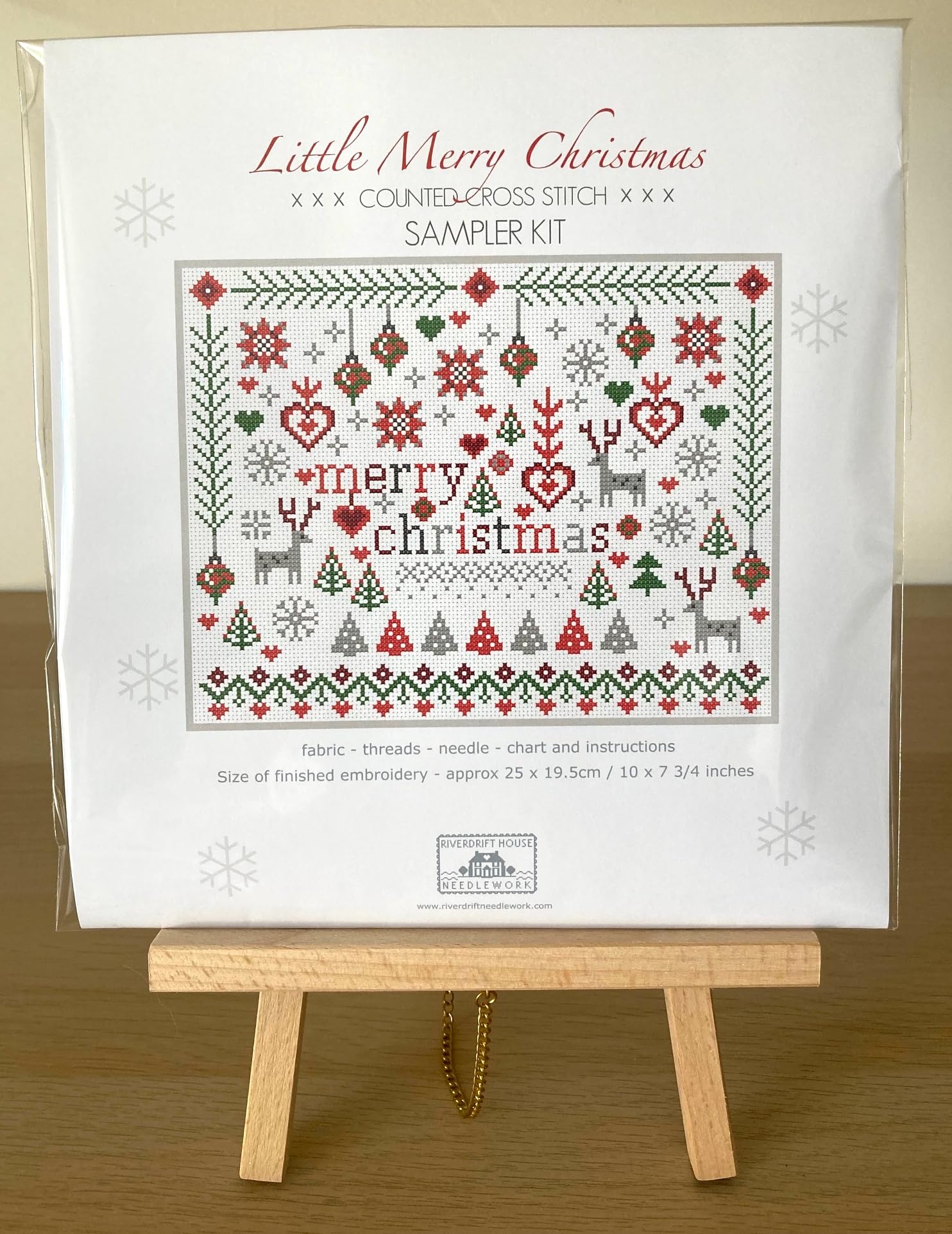 Little Merry Christmas Counted Cross Stitch Kit