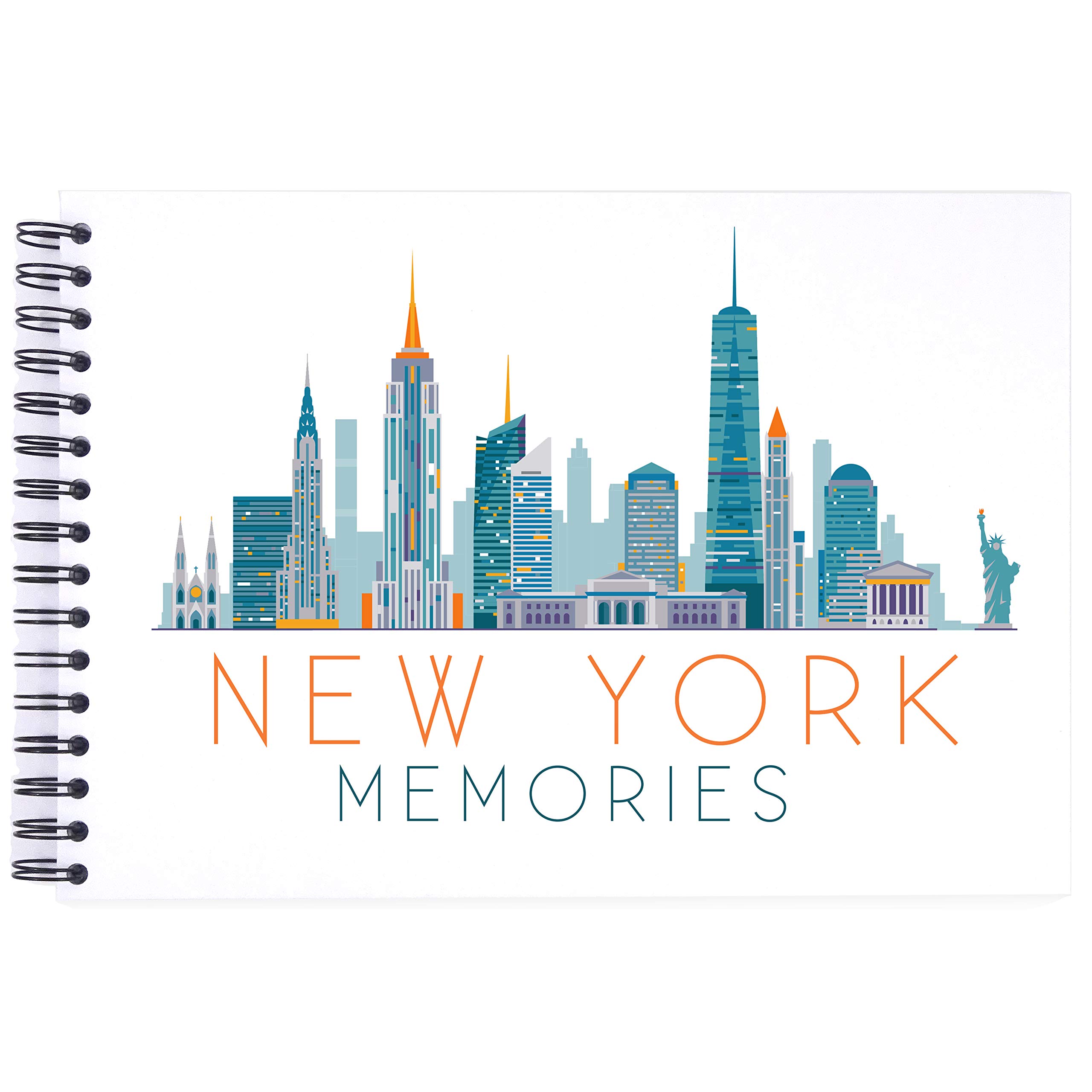 White New York Memories Scrapbook Dry Mount Photo Album (A4 (297x210mm))