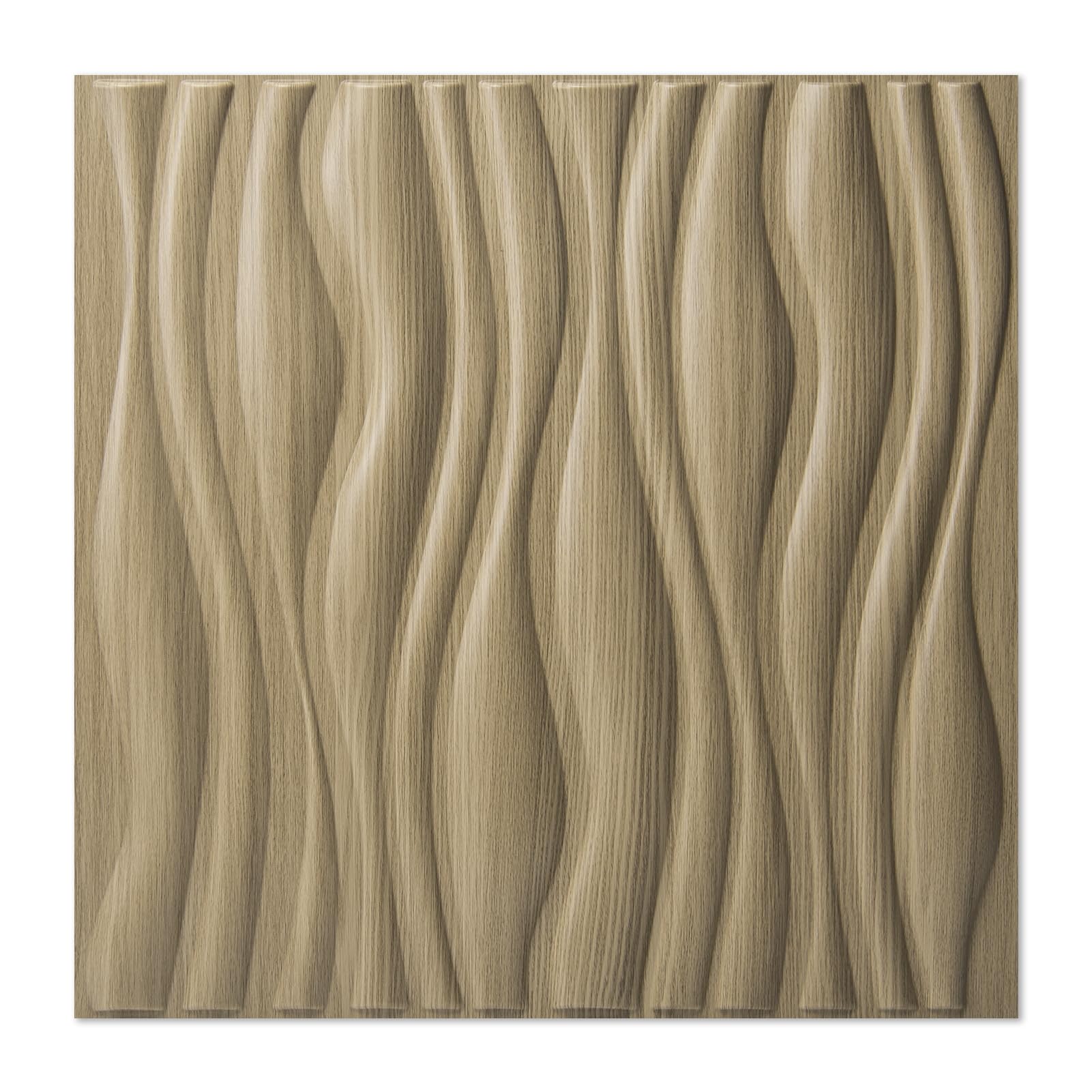 Amazon.com: Art3d PVC Wave Board Textured 3D Wall Panels for
