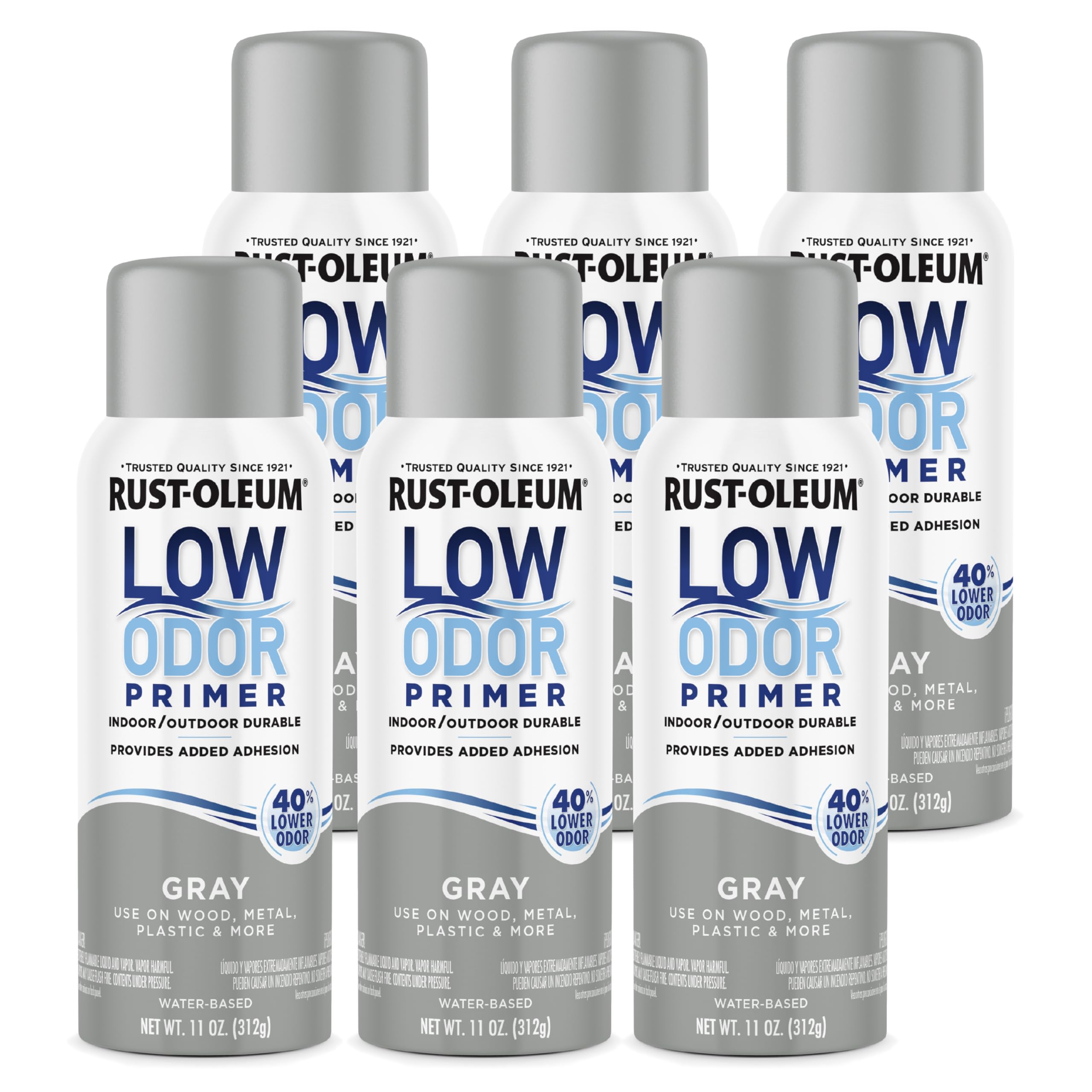 Rust-Oleum Low Odor Premium Spray Primer, Gray