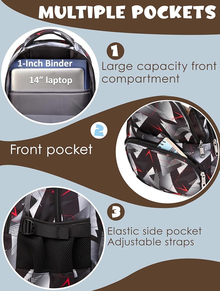 Amazon.com | BLUEFAIRY Kids Backpack for Boys Bookbags for