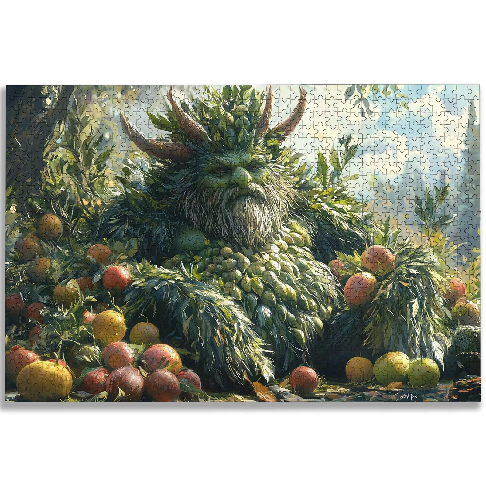 Puzzle jesień 5000 elementów dla dorosłych, puzzle 5000 elementów dla dorosłych i dzieci od 14 lat, Anime Premium drewniane puzzle z wykwintnym pudełkiem do pakowania, prezent dla kobiet, -2387