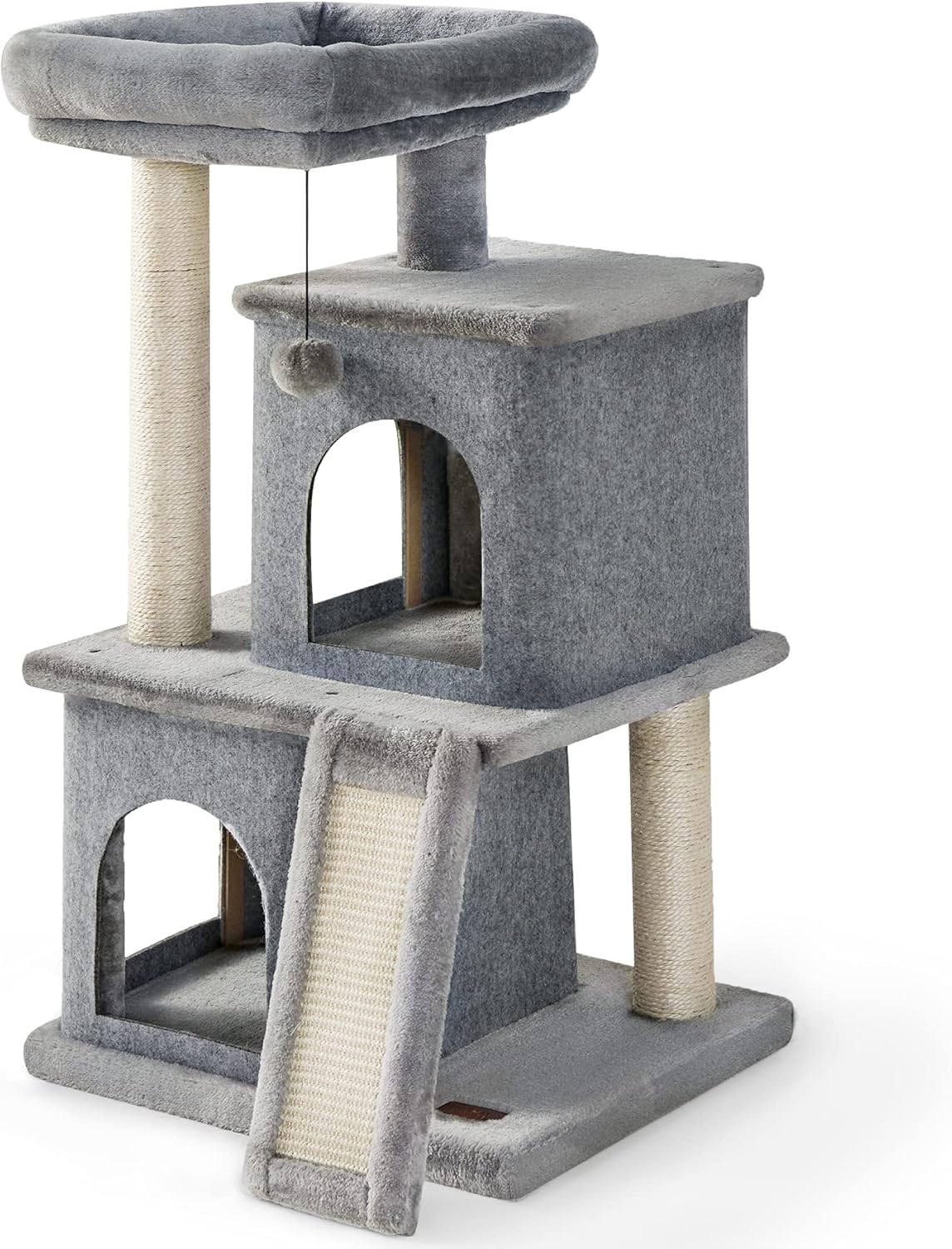 Lesure Cat Tree for Indoor Cats Large Cat Tower Condos