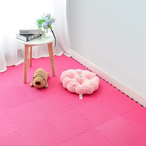 Miniatura 4 de qqpp - 18 tapetes de goma de etilvinilacetato tipo rompecabezas para piso, alfombra de juego para bebé, tapete de ejercicio para entrenamiento en