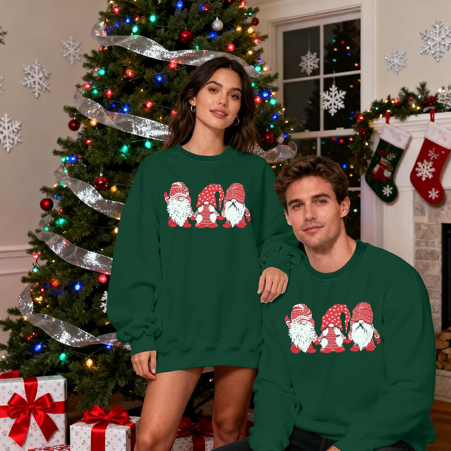 Christmas Sweatshirt Men Vintage Santa Claus Merry Christmas Old Fashioned Sweatshirt Ugly Christmas Sweater Men