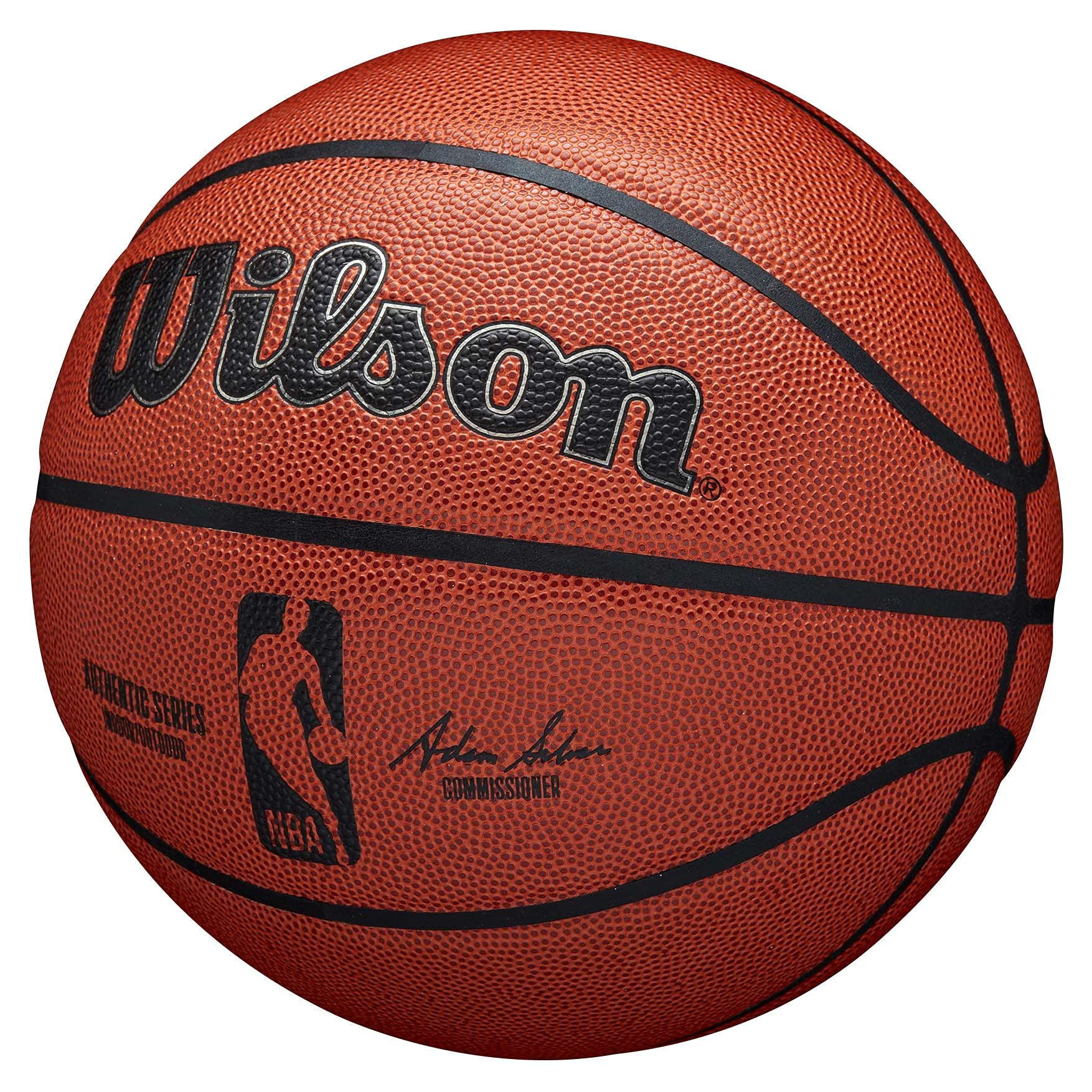 Wilson Ballon de Basket, NBA Authentic Series, Intérieur/Extérieur