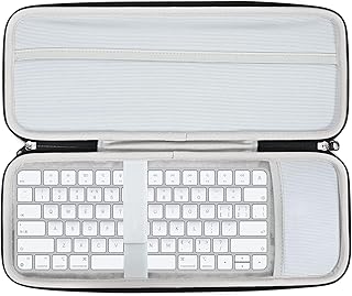 Hard Storage Case Compatible with Apple Magic Keyboard Numeric Keypad + Apple Magic Mouse. (Case Only) - Grey