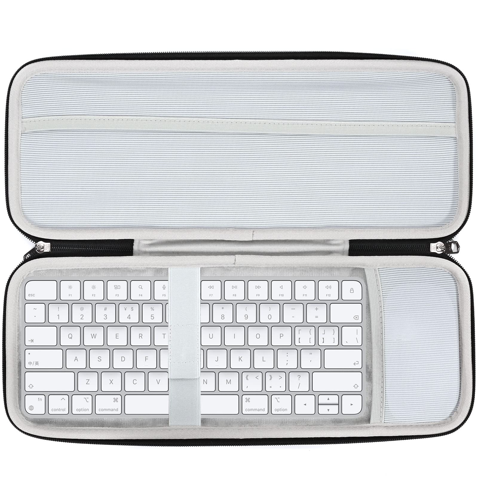RAIACE Hard Storage Case Compatible with Apple Magic Keyboard Numeric Keypad + Apple Magic Mouse. (Case Only) - Grey