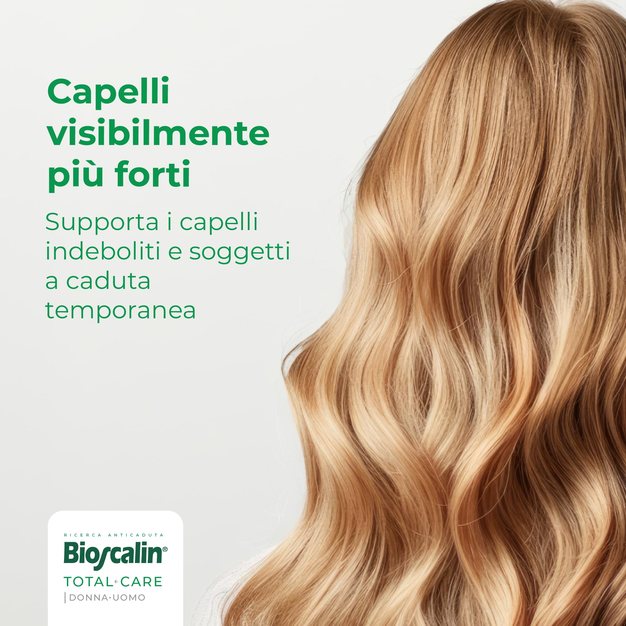 Bioscalin TOTAL•CARE – Kit Capelli – Trattamento 6 settimane - Attivatore Capillare 10 ml + Shampoo Fortificante Rivitalizzante 400 ml, Anticaduta, Donna e Uomo