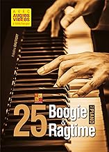 25 boogie & ragtime au piano (Livre grand format avec enregistrements audios et vidéos à télécharger)
