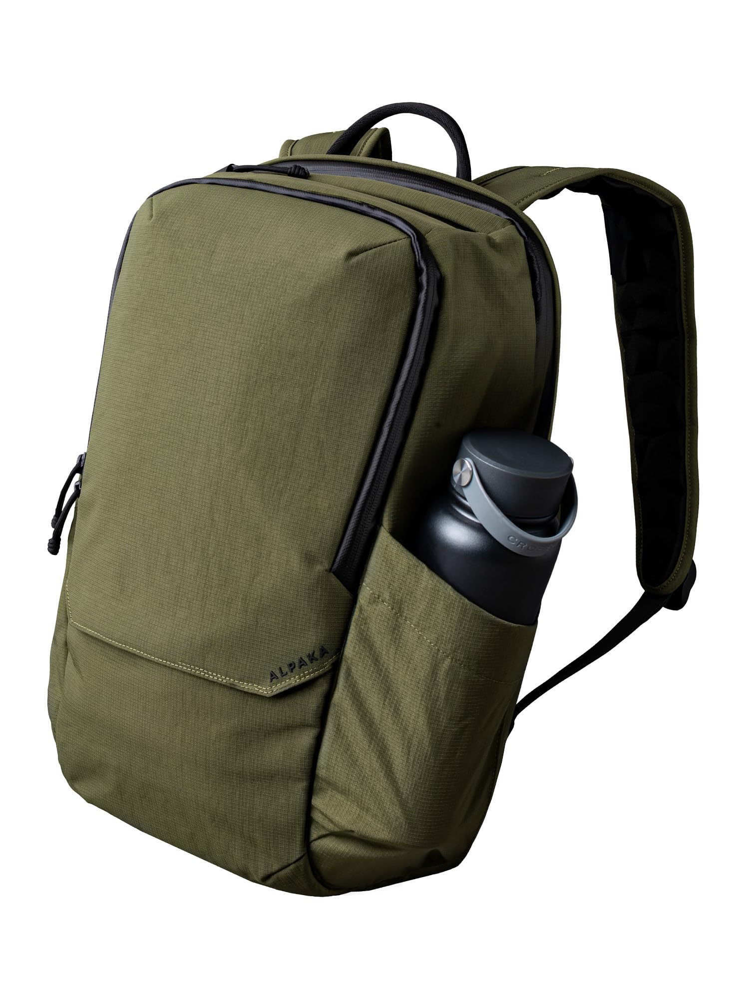 ALPAKA Elements Backpack Pro 24L, Geräumig Rucksack für 16'' Laptop, Wasserresistent Arbeitsrucksack mit Laptop Innenfutter, Reiserucksack Herren mit 2 Flaschenfach, MOLLE Schlaufe, Trolleyband