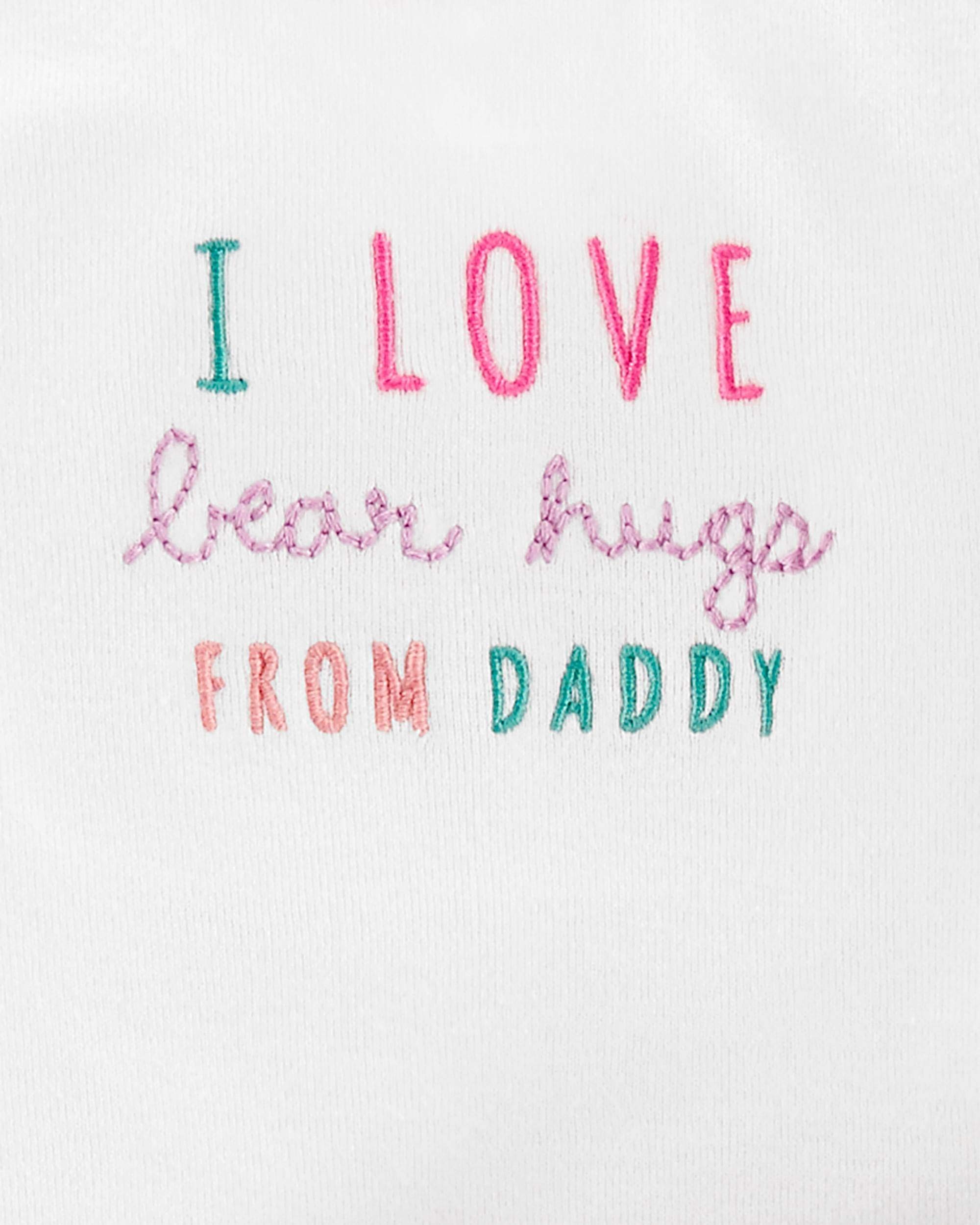 Carter's Baby Girls' 3-Piece Little Character Set (Pink/Happy/Bear Hugs, 24 Months)