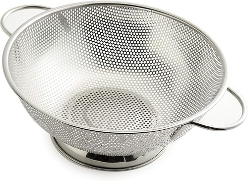 Norpro Colador de acero inoxidable 2179, 5 cuartos de galón