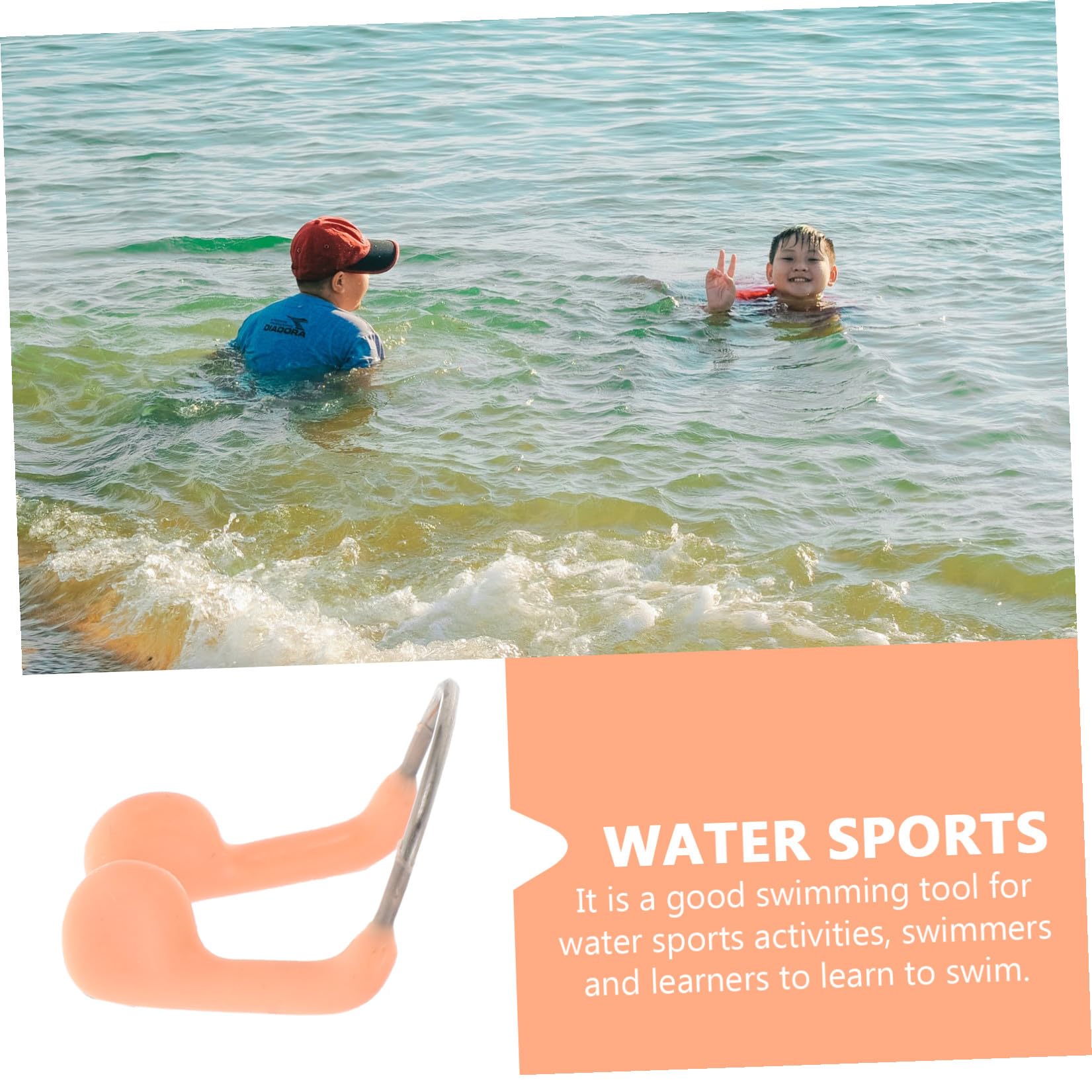 BESPORTBLE 2 Piezas De Clip para La Nariz Tapón para La Nariz para Natación Pinza para La Nariz para Natación Tapón para La Nariz para Surf Accesorios para Natación Herramientas De
