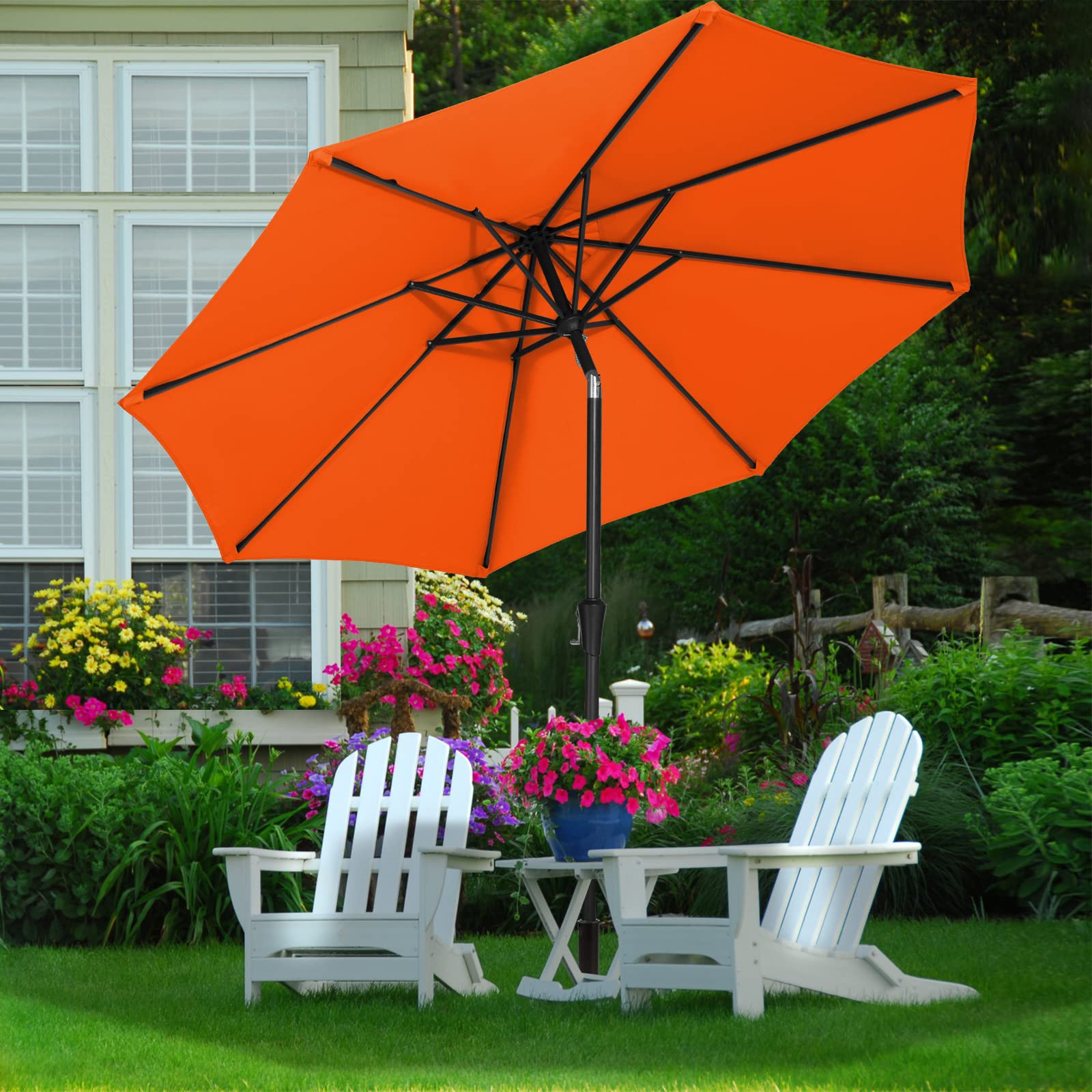 Buy MEWAY 9ft Patio Umbrella Market Outdoor Garden Table Deck Pool