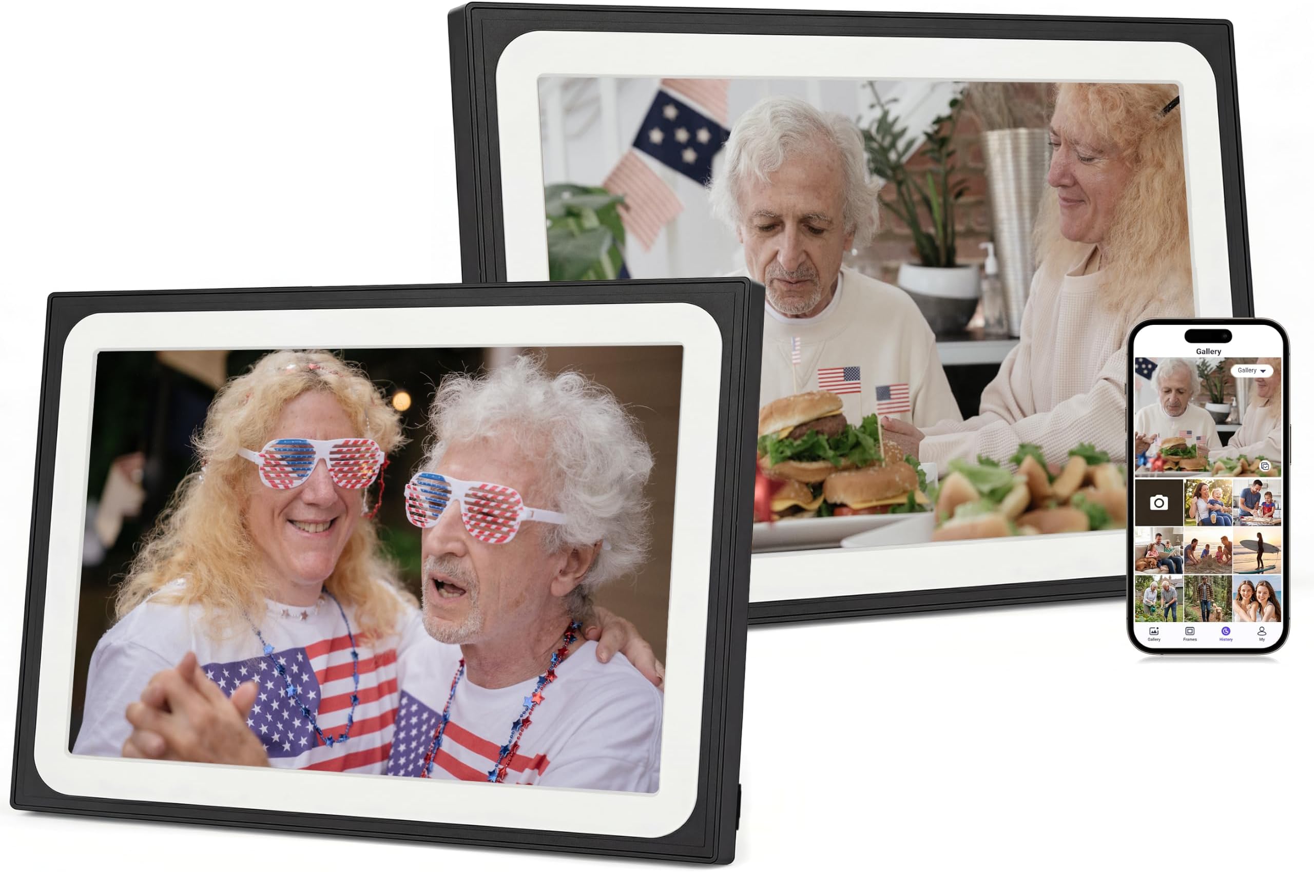 Uhale Smart WiFi Digital Picture Frame 10โณ Touchscreen A