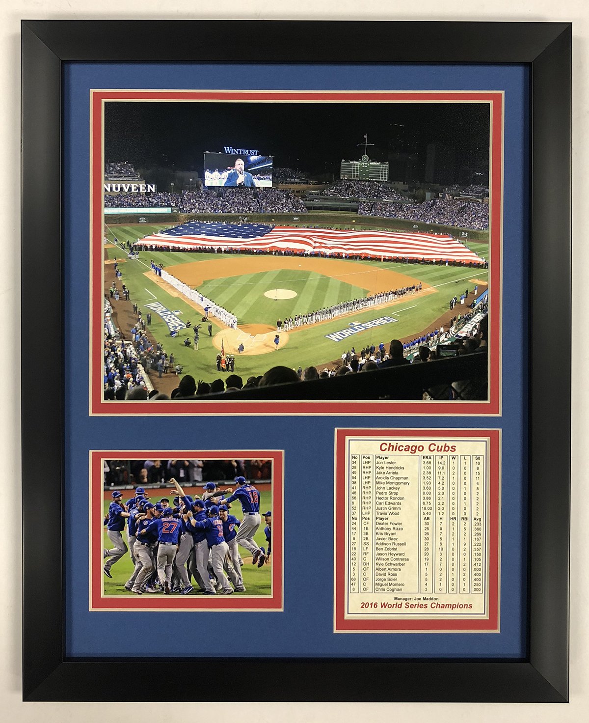 MLB  シカゴカブス　2016ワールドシリーズ優勝　写真額縁 MLB シカゴカブス 2016ワールドシリーズ優勝 写真額縁 MLB