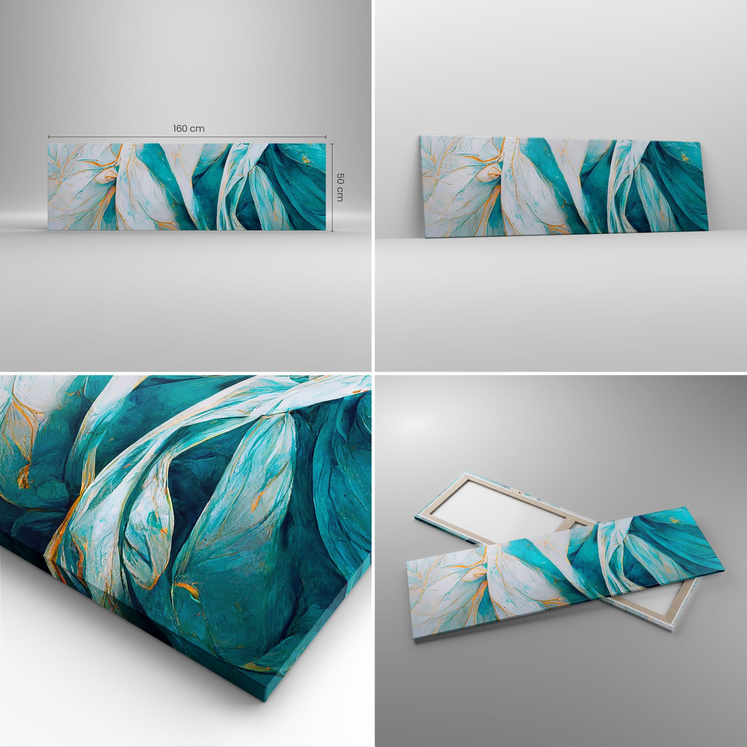 Moderne Impression sur Toile 160x50cm Image Tableau Decoration Murale ville immeuble Grand Tableaux Decoratifs Muraux Chambre Cuisine Panoramique Deco Cadre Décoration Salon Art Wall AB160x50-3476