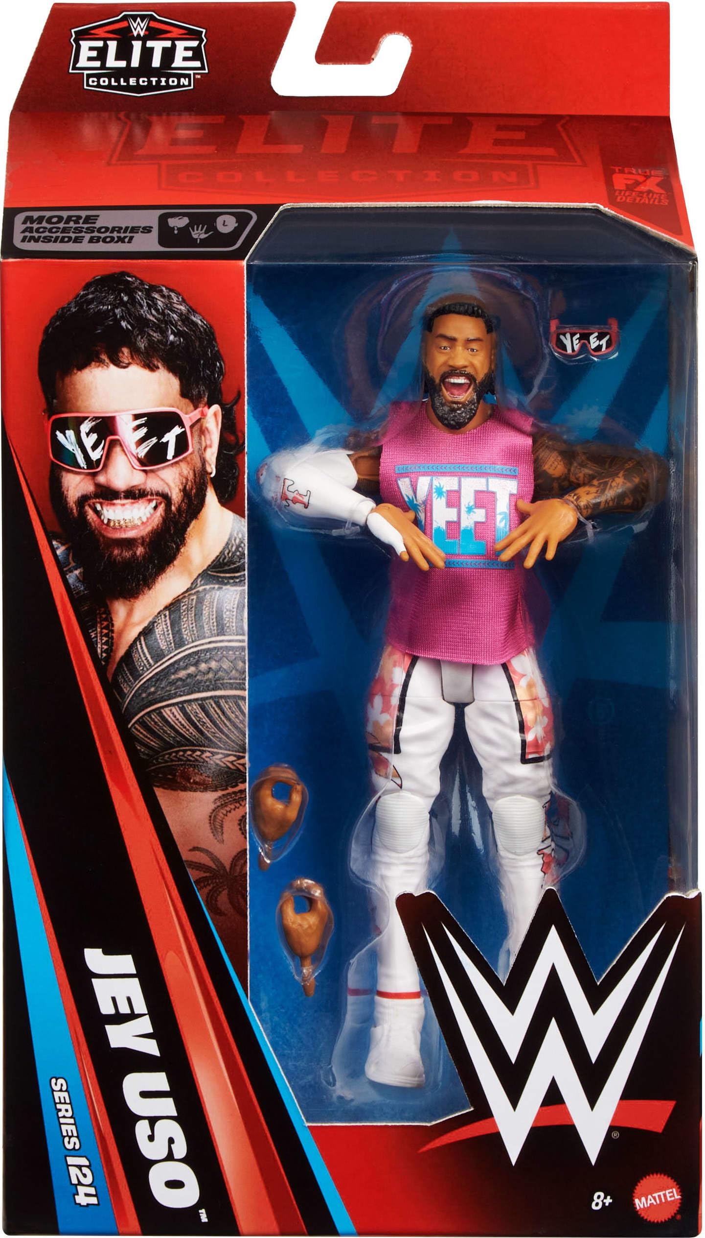 WWE Mattel Elite Ultimate Jey Uso ジェイウソー Jey Uso - WWE Ultimate Edition 22 Ringside Exclusive Toy Wrestling