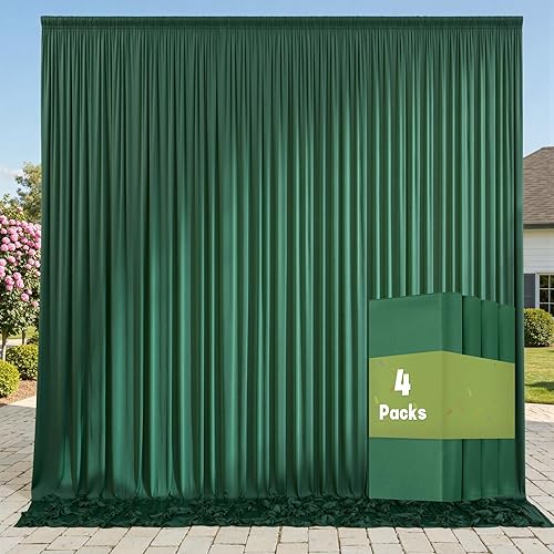 Miniatura 8 de Cortinas de fondo amarillo mostaza de 20 x 10 pies sin arrugas para fiestas, cortinas de fondo de fotos de poliéster grueso para bodas, decoración