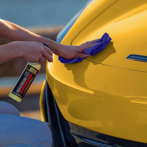 Miniatura 3 de Cera en aerosol para detalles de automóviles – Rápido y fácil de Carnauba Liquid Car Wax Spray para brillo instantáneo y protección – Pulidor de