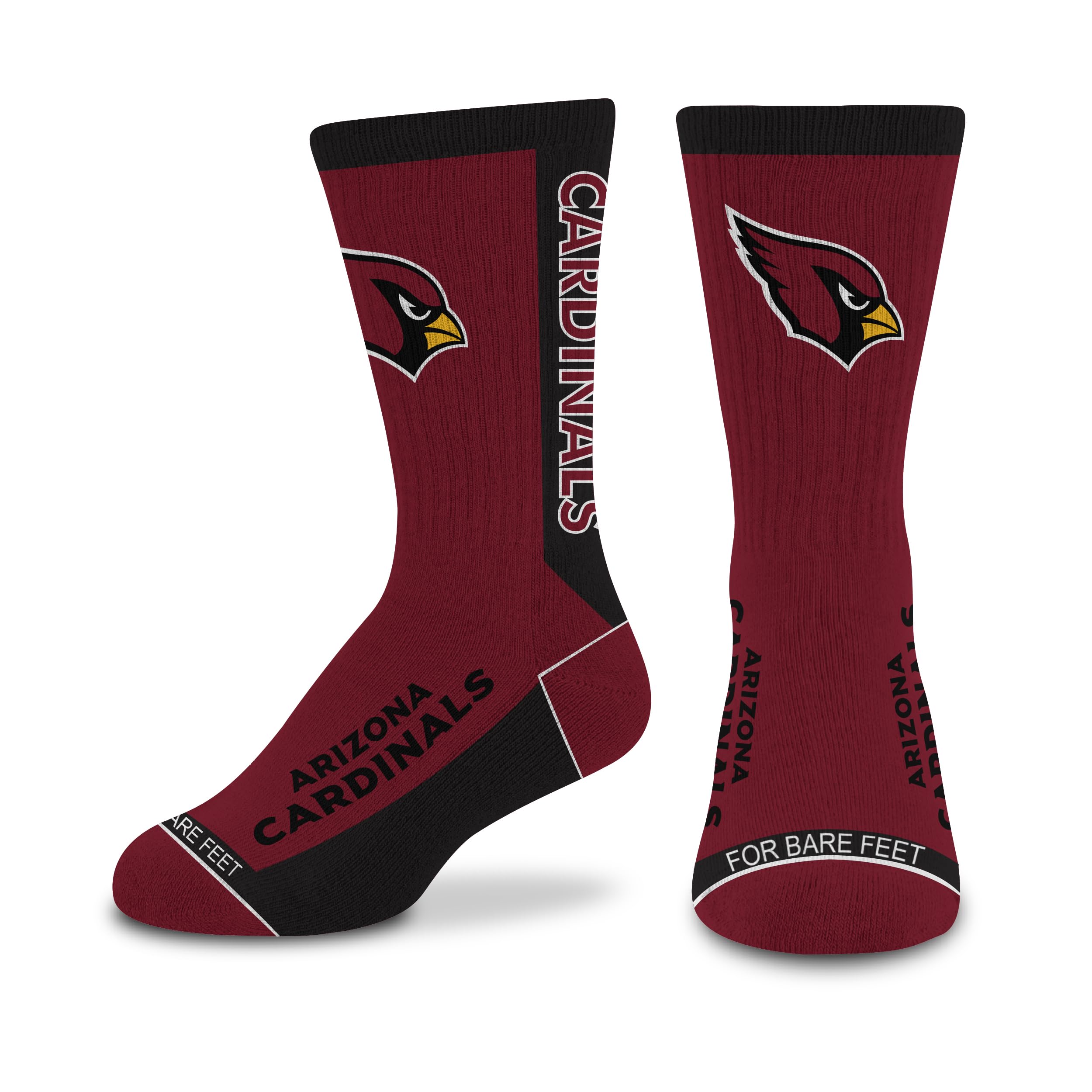 For Bare Feet NFL Unisex Kids Nfl Mvp Crew Sock Youth
