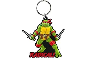 Nickelodeon Raphael Soft Touch PVC Key Chain