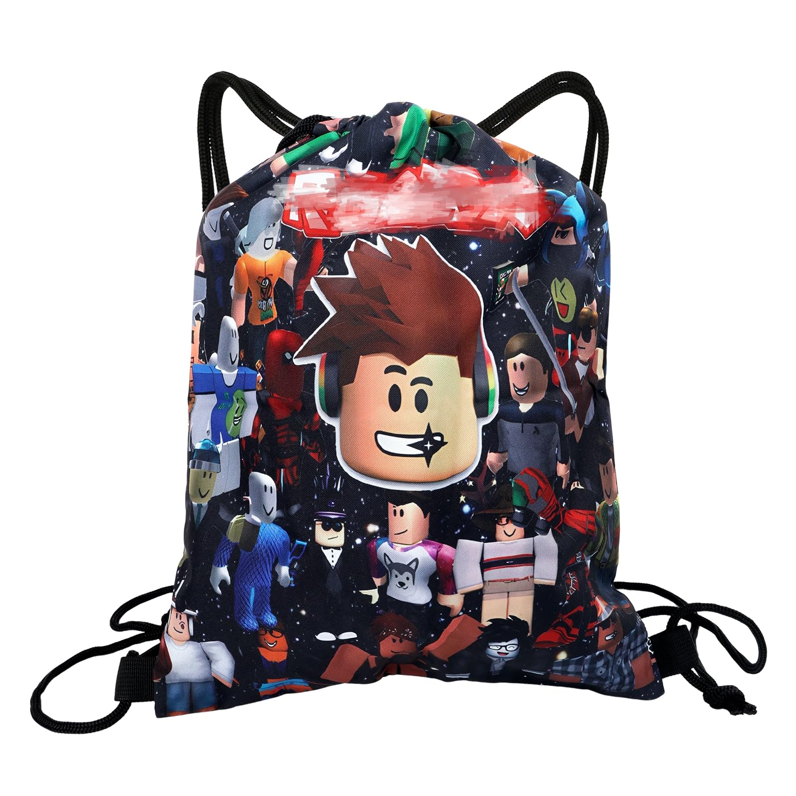 Gamer Drawstring Bags, Swimming Bags for Kids, Waterproof Gym Bag for Kids Adults Teenagers School Sports Travel