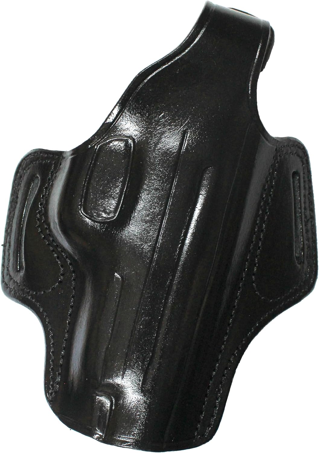YT HOBBY Handmade Leather OWB Carry Two Slot Thumb Break Gun Holster for SW MP 2.0 Full Size