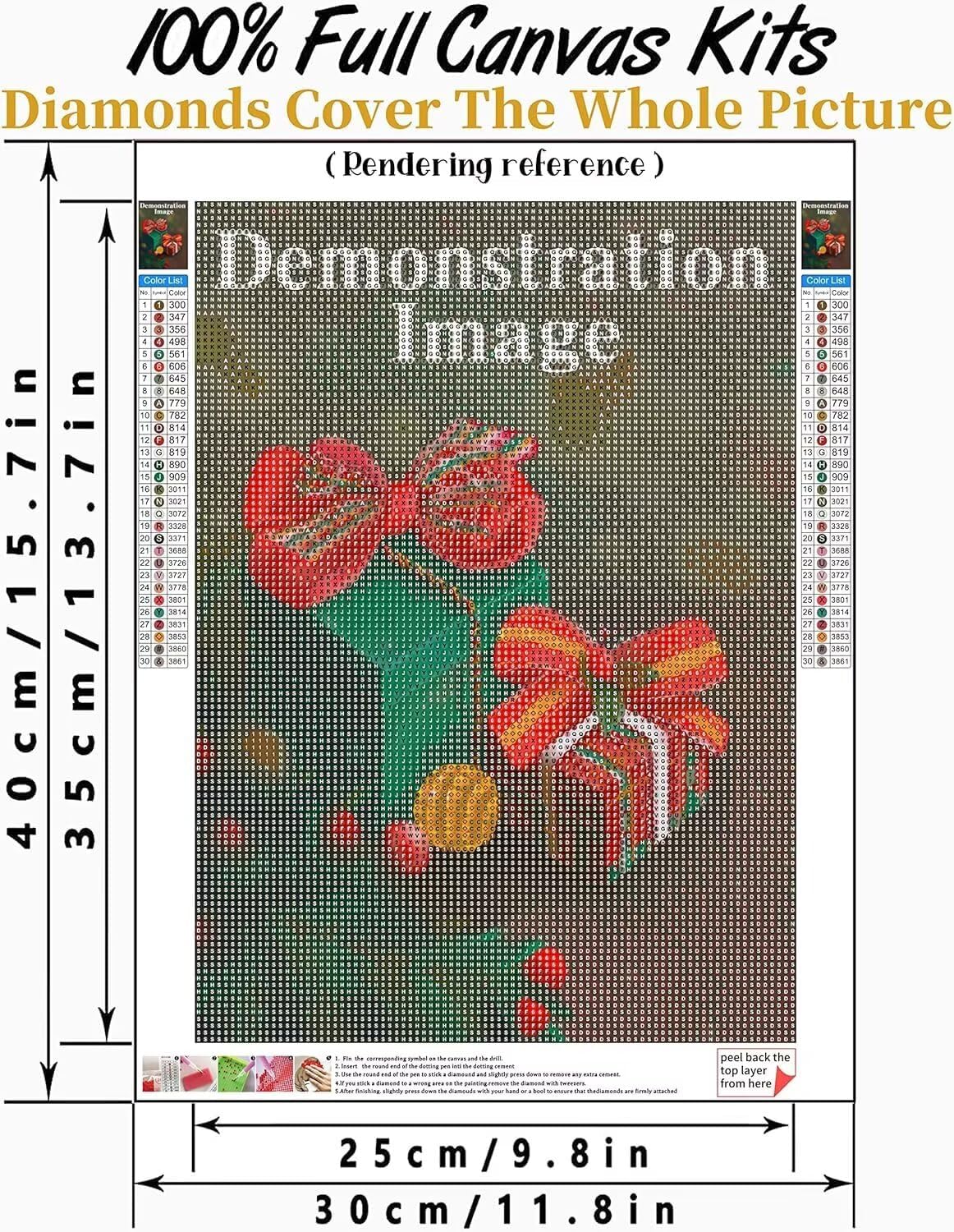 IEFSCAY Diamond Painting Kits Sunshine Watermelon Diamond Painting Fun Beginner DIY Full Round Digital Painting Kit, Joyful Cross Stitch Art,for Dining Room Decor Room Decor 50X60cm