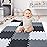 XMTMMD Soft Non-Toxic Foam Baby Play Mat | Toddler Playmat | EVA Foam Interlocking Tiles for Gym, Nursery, Playroom | 18 Squares Foam Floor Mats for Kids & Babies | Colorful Jigsaw Puzzle Play Mat