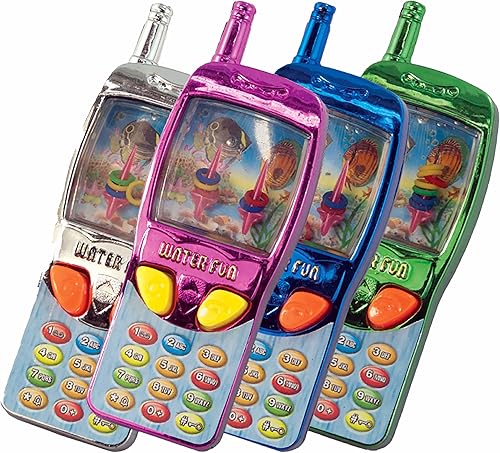 Juego de agua para teléfonos celulares (12) piezas, juegos de mano para lanzar anillos de agua para niños, juegos de agua para niños, juegos de los