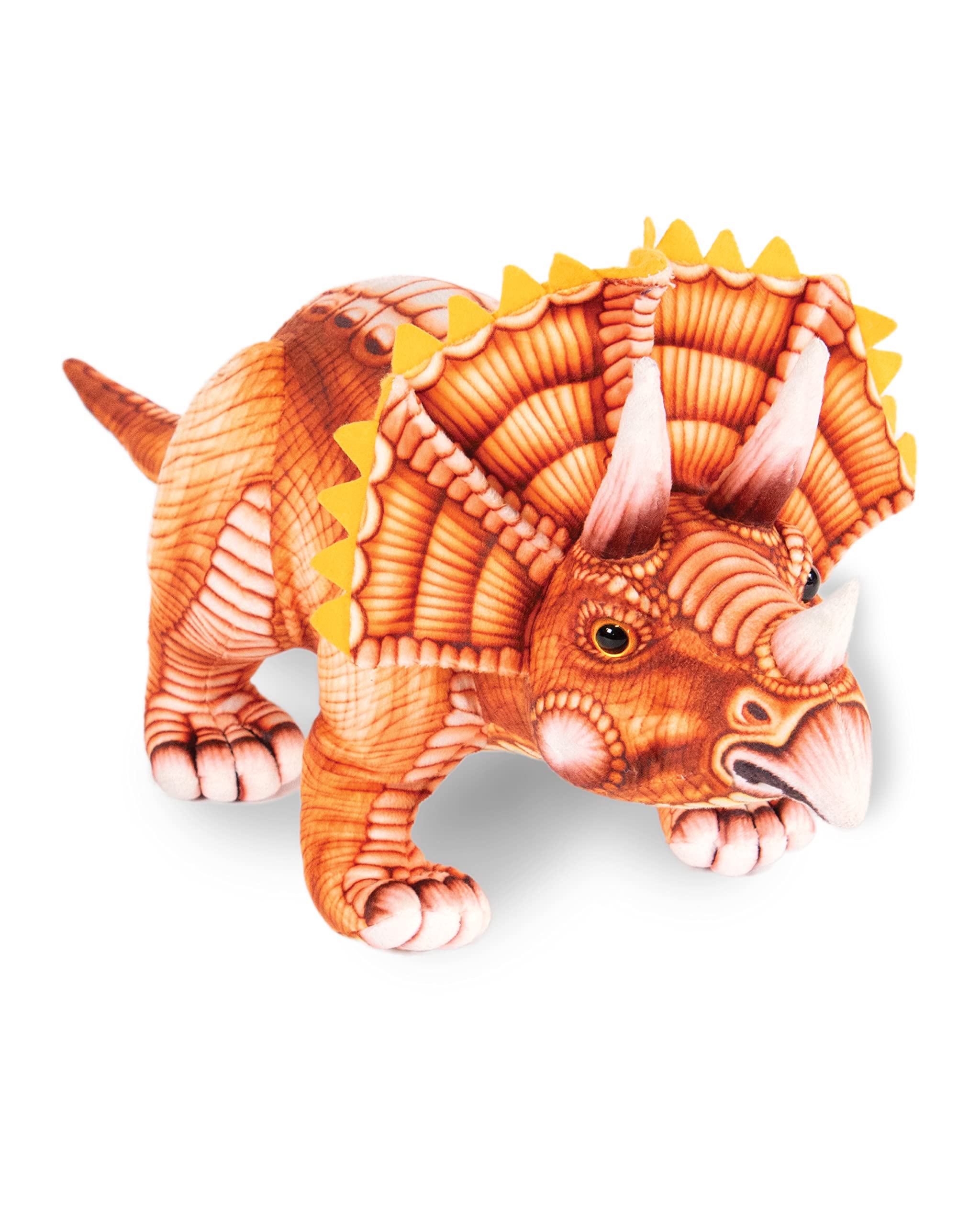 Real Planet Dinosaur Plush Toy - Plush Stuffed Animal, Dinosaur Plushie, Baby Safe Stuffie, Cute Plushies (14" Long)