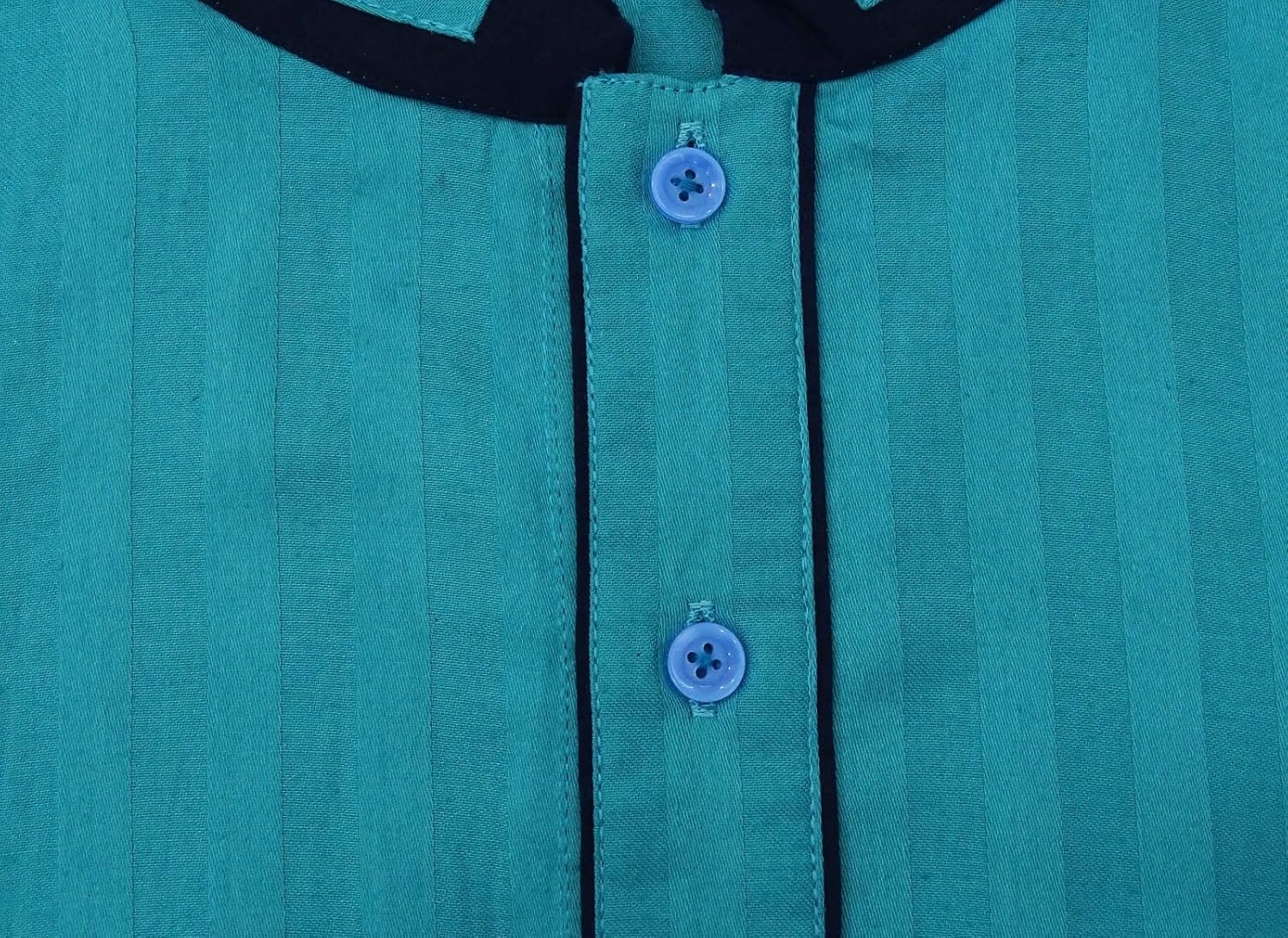 Atasi Men's Long Cotton Mandarin Collar Shirt Ethnic Clothing