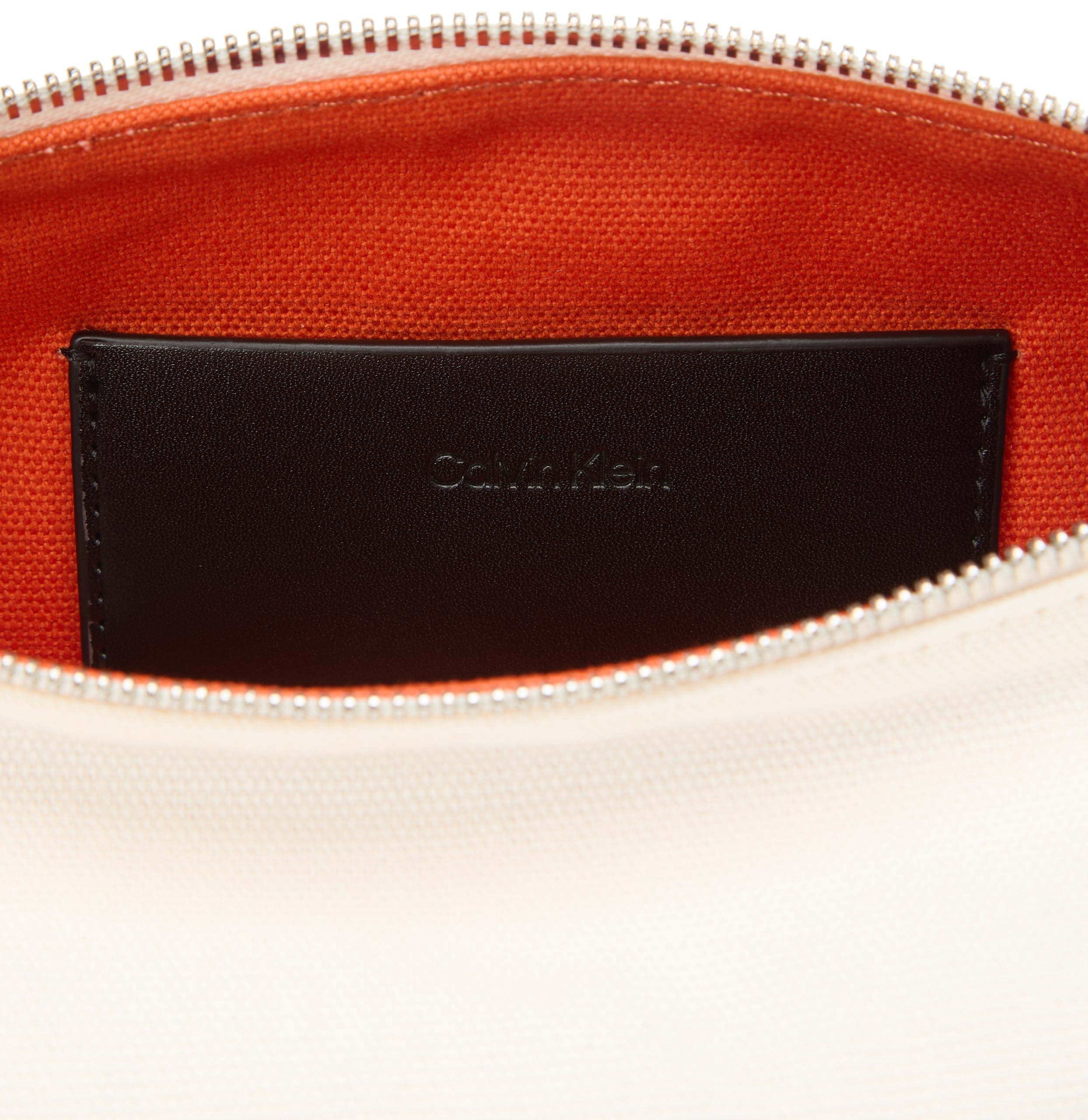 Calvin Klein Bolso crossbody Mujer Graphic Canvas pequeño, Blanco (White Canvas), Talla Única