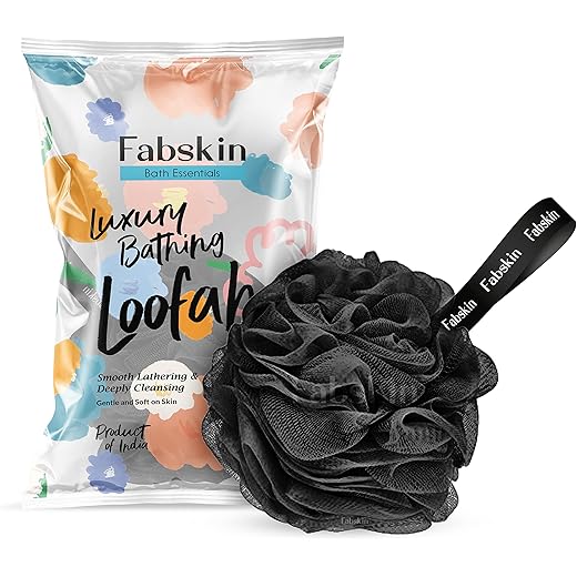 FABSKIN Loofah Scrubber - BLACK
