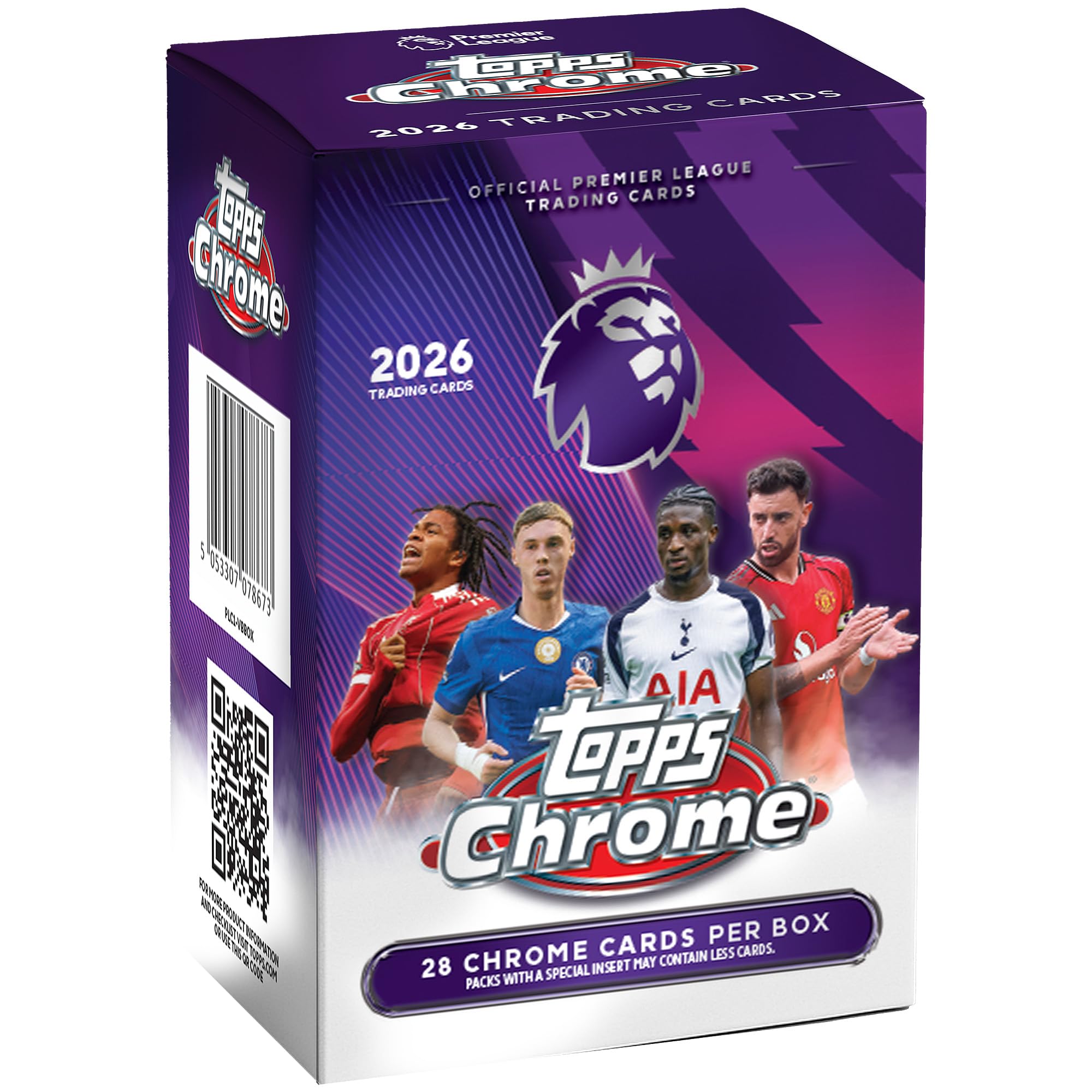 ゲームセンター・ゲームカード TOPPS CHROME 2026 Topps Chrome Premier League Soccer - Factory Sealed - Value