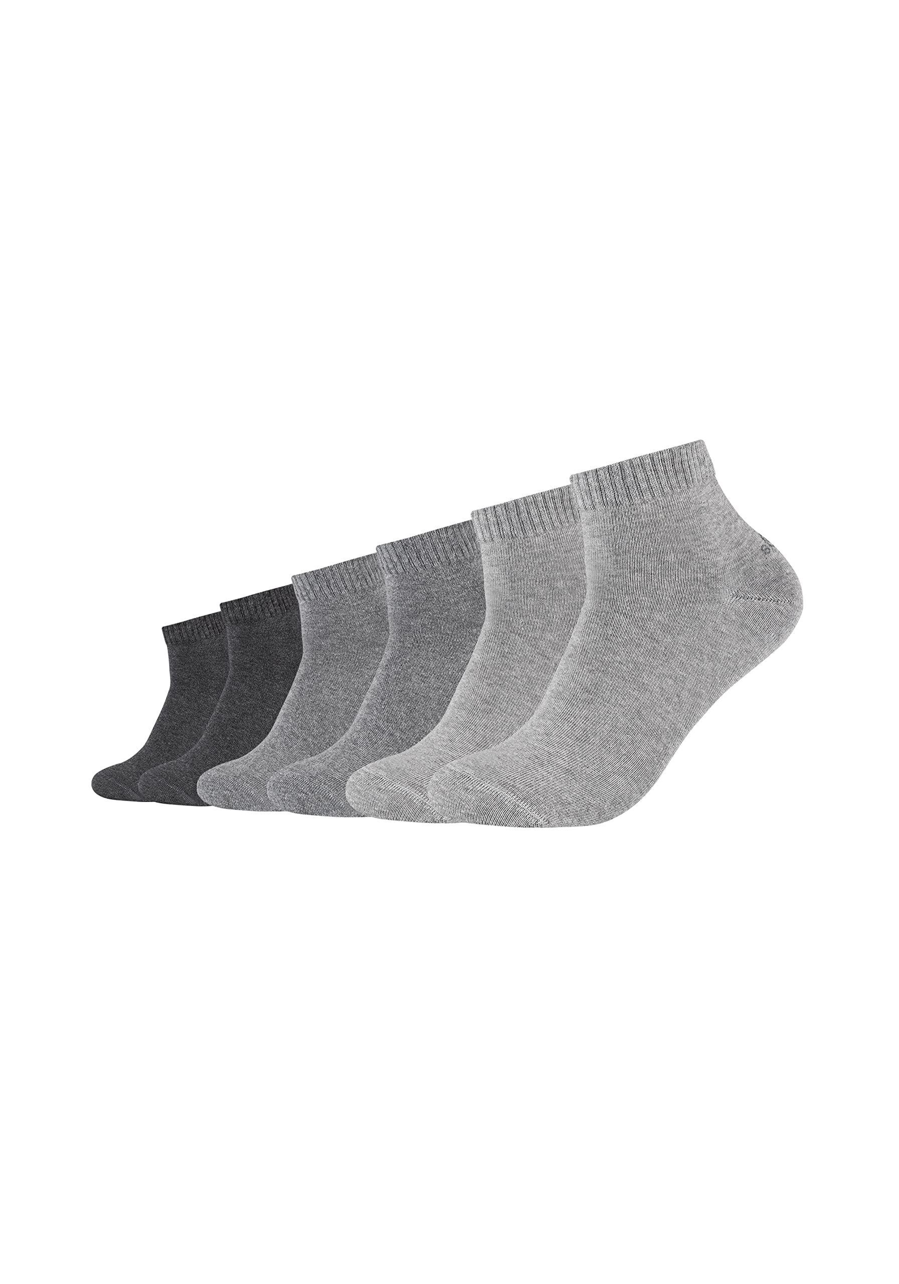 s.Oliver Socken Füßlinge Grau (Anthracite 0008) 6er Pack
