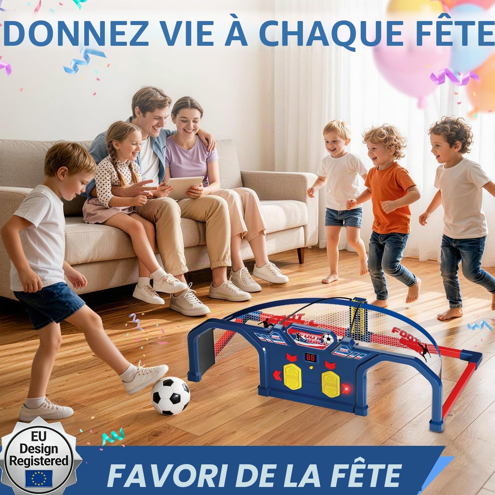 Entrainement Football - Smart Games Cadeau Ado | Soccerbot Ballon de Foot Pop Jeu | Jeux de Foot Enfant | Jouet Interactif pour Intérieur & Extérieur (1 Balle)