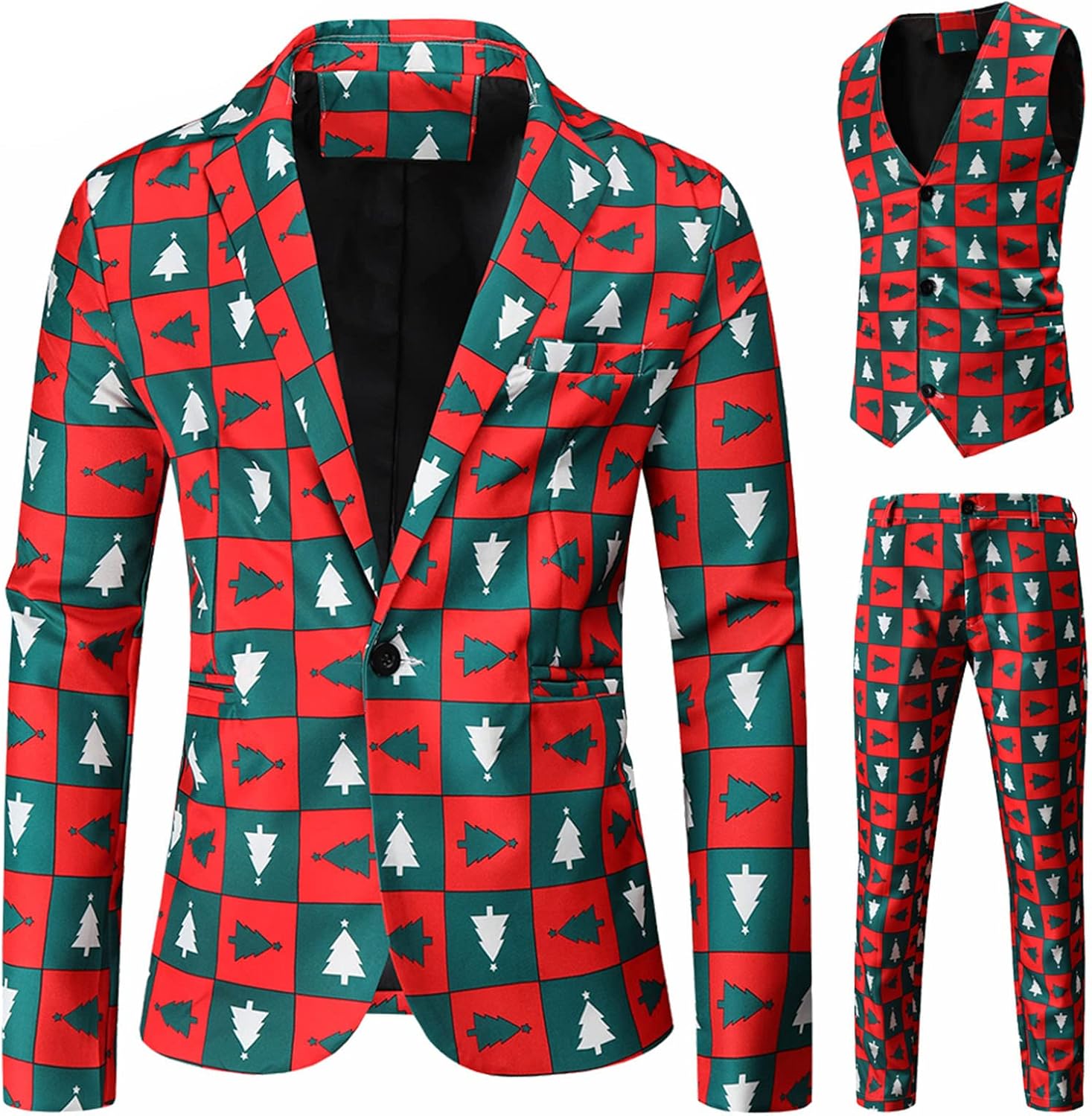 Men's Christmas Casual Ugly Suits 3 