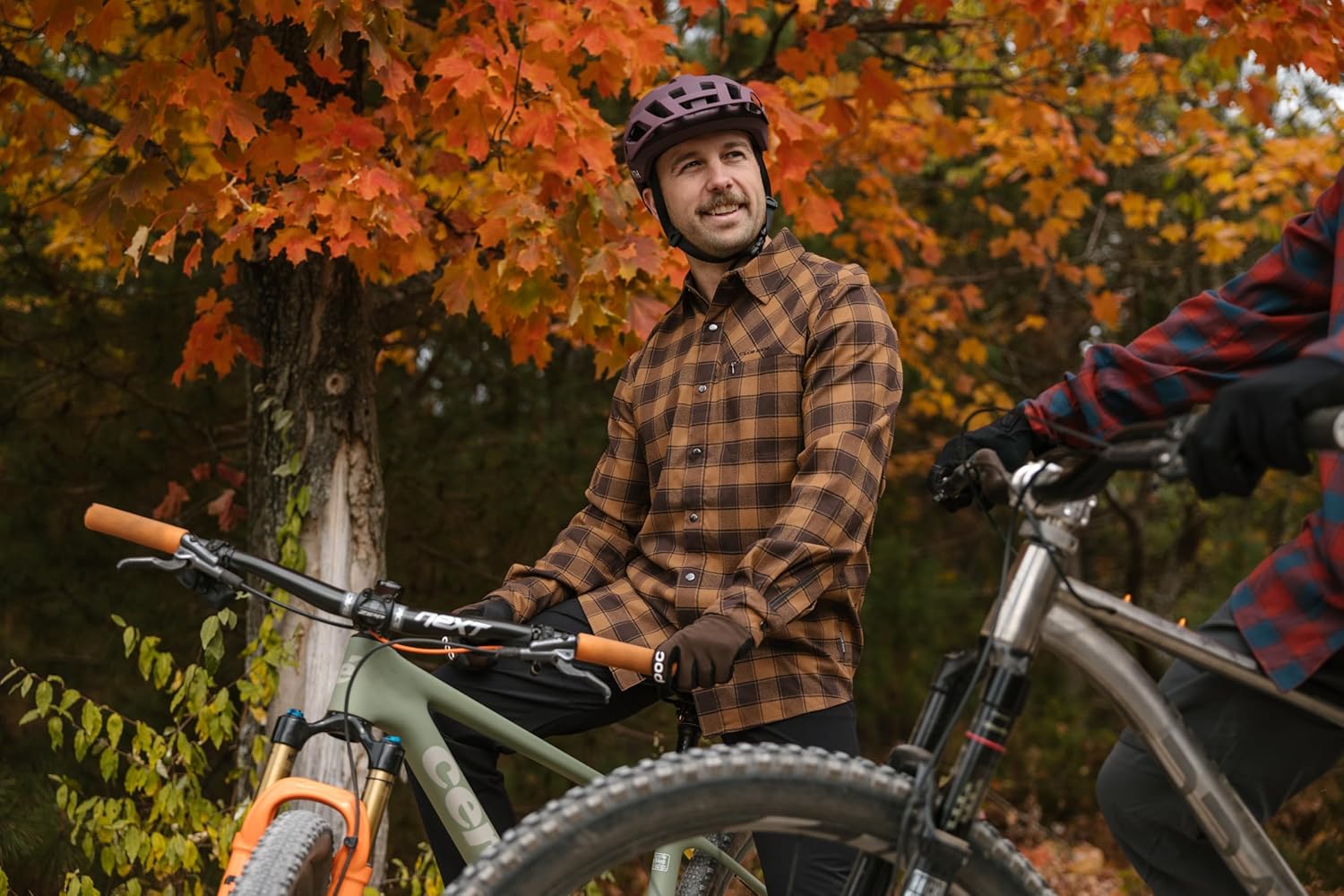 Club Ride Men's Shaka Flannel Shirt - Premium Comfort & Style - Ideal for Adventures, Biking, Casual Wear
