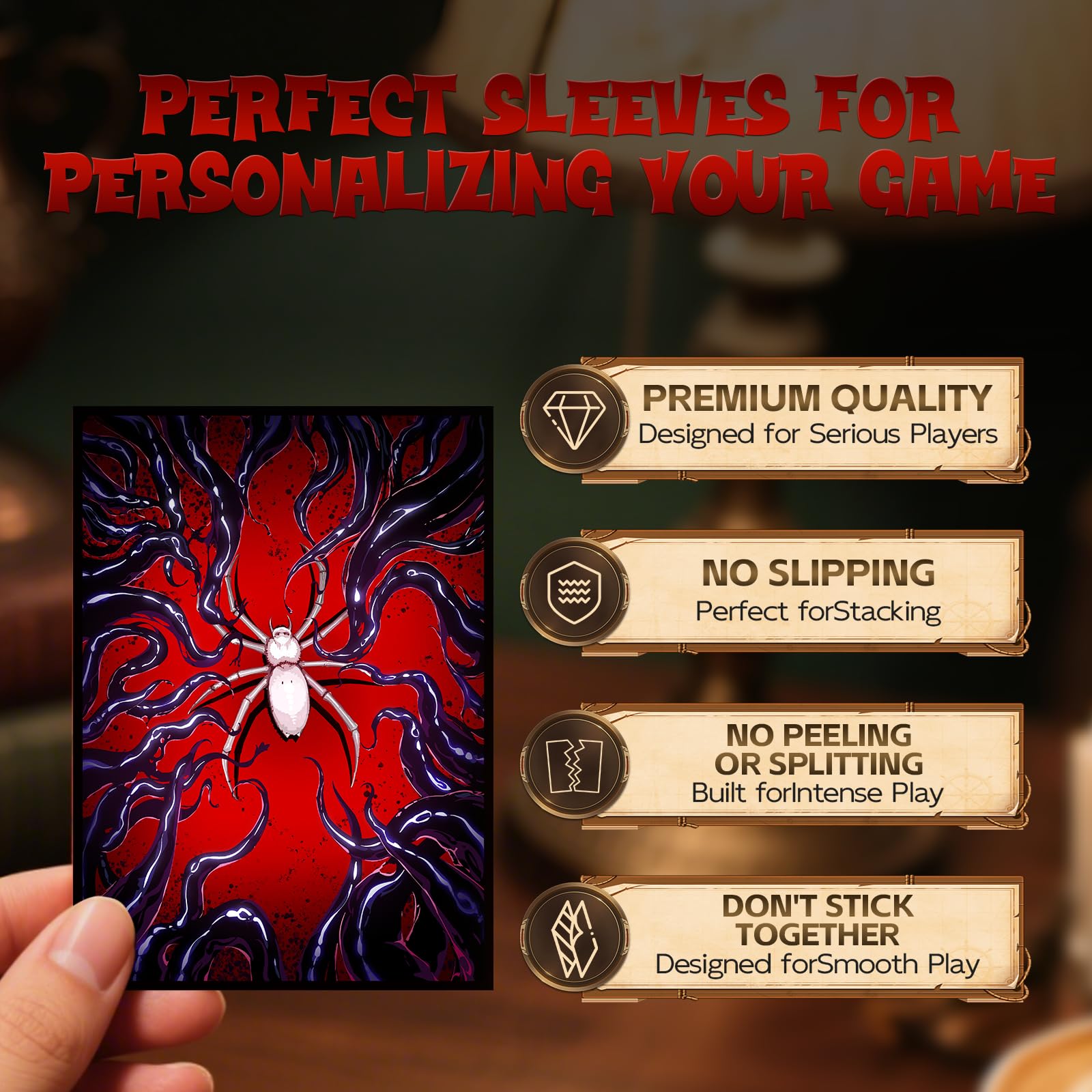 Amazon.com: FUNinEDH MTG Card Sleeves - Spider